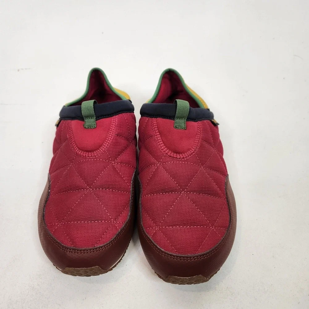 TEVA Ember Moc Shoes Mens 6 Red Yellow Quilted Slip On Slippers EU 38/39